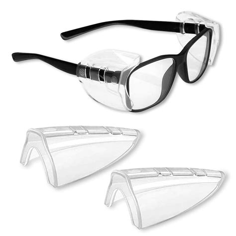 side safety shields for glasses.